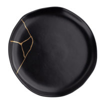 Altom Porcelánový dezertný tanier Magnific, 18 cm, čierna