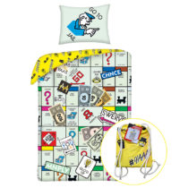 Herding Bavlnené obliečky Monopoly, 140 x 200 cm, 70 x 90 cm + darček zadarmo
