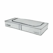 Compactor Nizky textilný úložný box Compactor "My Friends"  108 x 45 x15 cm, sivo-biely
