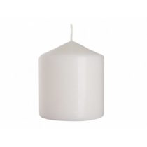 Dekoratívna sviečka Cassic Maxi biela, 9 cm, 9 cm