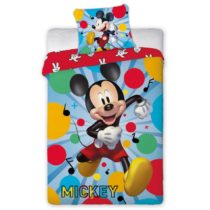 Tiptrade Detské bavlnené obliečky Mickey Mouse Tanečná párty, 140 x 200 cm, 70 x 90 cm