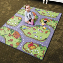 Vopi Detský koberec Farma, 200 x 200 cm