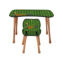 Detský stolík so stoličkou Futbal, 90 x 52 x 60 cm