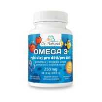 Dr.Natural Omega 3 Rybí olej pre deti 250 mg, 60 cps.