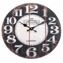 Drevené nástenné hodiny Kensington, pr. 34 cm
