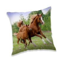 Jerry Fabrics Vankúšik Horse brown, 40 x 40 cm