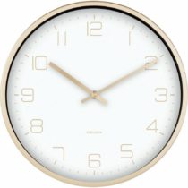Karlsson 5720WH dizajnové nástenné hodiny, pr. 30 cm