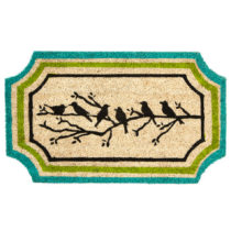 Home Elements Kokosová rohožka Vtáčiky na vetvičke, 45 x 75 cm