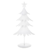 Kovová dekorácia Vianočný strom, 5,5 x 31 x 10 cm