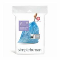 Simplehuman Vrecká do odpadkového koša V 16-18 l, 20 ks