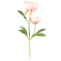 Umelá kvetina Pivonka svetloružová, 58 cm