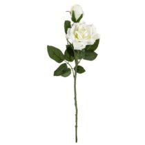 Umelá kvetina Ruža krémová, 46 cm
